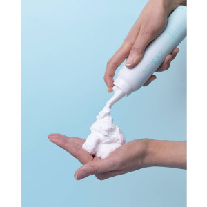 Shampooing sec moussant