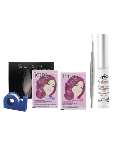 Kit rehaussement de cils silicone