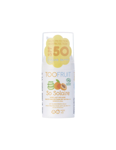 So solaire Lait Solaire Visage & Corps SPF50 Abricot - Aloe vera
