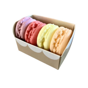 Coffret 4 savons macarons...