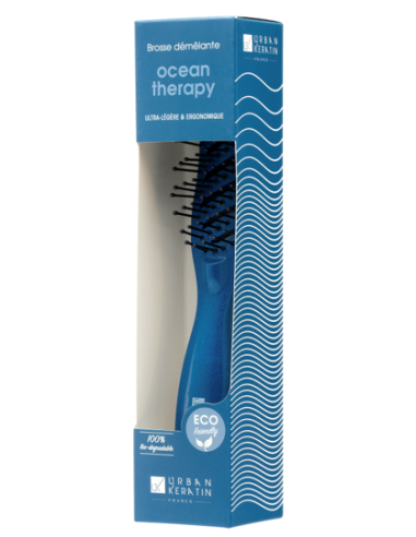 Brosse Démêlante Bleue Éco-responsable