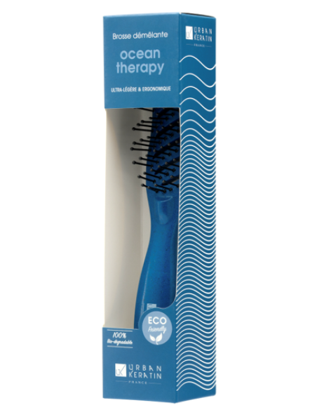 Brosse Démêlante Bleue Éco-responsable