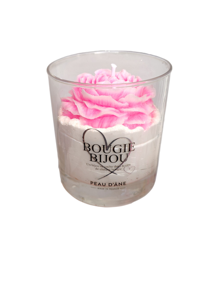 Bougie florale - avec bijou édition limitée