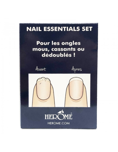 Set ongles mous, cassants, dédoublés