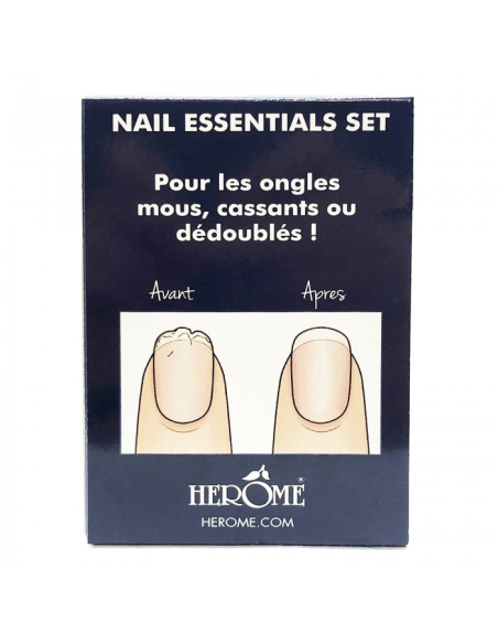 Set ongles mous, cassants, dédoublés