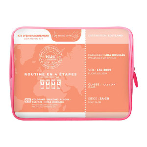 kit d'embarquement pour cheveux bouclés