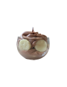 Bougie verrine chantilly - Chocolat banane