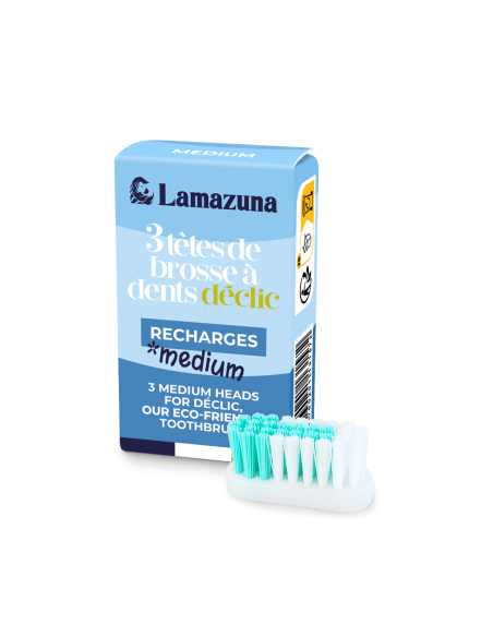 Recharge 3 têtes de brosse à dents