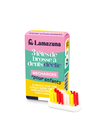 Recharge 3 têtes brosse à dents enfant