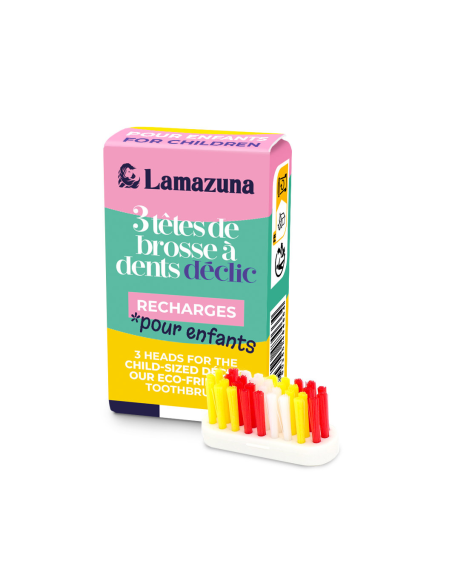 Recharge 3 têtes brosse à dents enfant