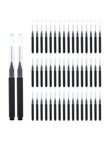 Micro Brosse à cils et sourcils - 50pcs