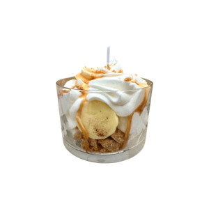 Bougie verrine - Banana bread