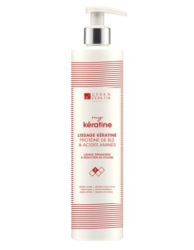 Traitement lissant à la kératine