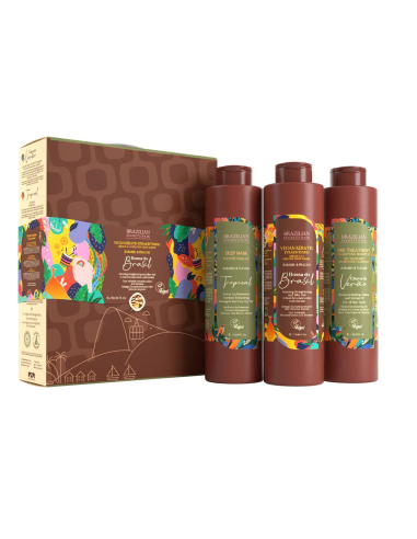 Kit lissage profond à la kératine végétalienne - 1000ml