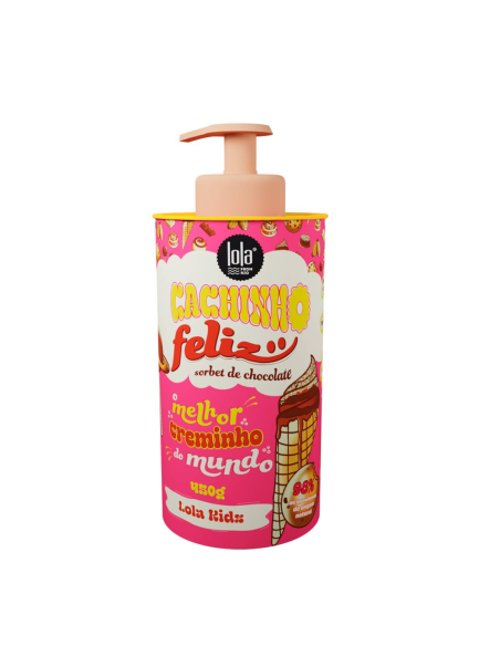 Crème coiffante Cachinho Feliz Chocolate – nutrition intense et boucles définies