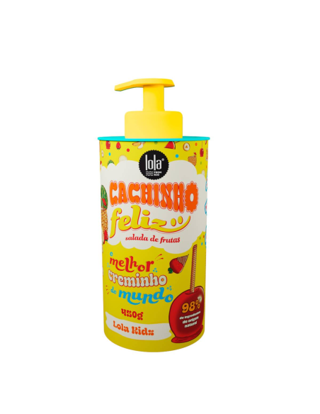 Crème coiffante Cachinho Feliz Salada de Fruta – démêle et active les boucles