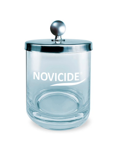 Bocal en verre pour désinfection des ustensiles