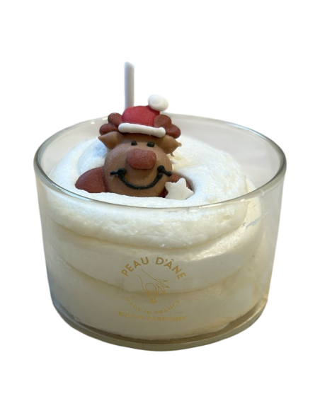 Bougie sans bijou - mini verrine - édition Noël