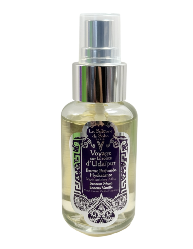 Brume parfumée hydratante Musc, encens, Vanille