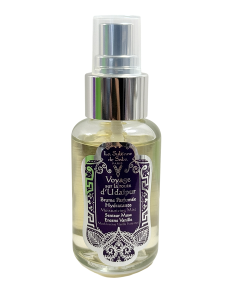 Brume parfumée hydratante Musc, encens, Vanille