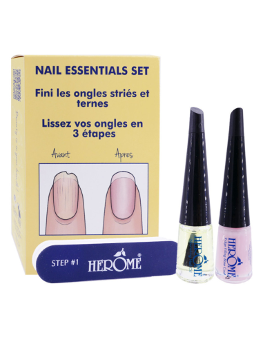 Set essentiel pour ongles stries et ternes