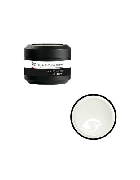 Gel UV & LED pour ongles French manucure -  Extra-blanc