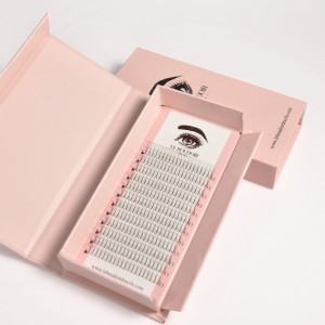 Bouquets Pré-Faits Volume Russe Premium – Noir intense - Boîte Luxe