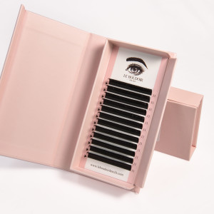 Cil à cil en soie Premium – Noir intense - Boîte Luxe