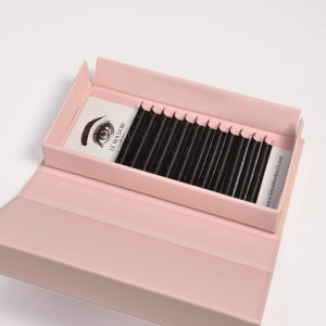 Cil à cil Plat "FLAT ELLIPSE" Premium – Noir intense - Boîte Luxe