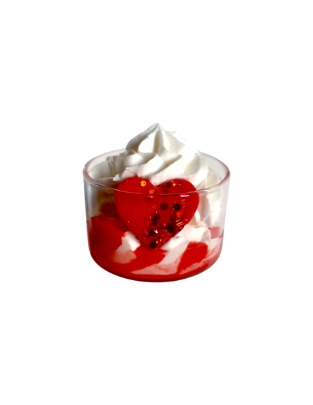 Bougie édition saint valentin - Mini coeur