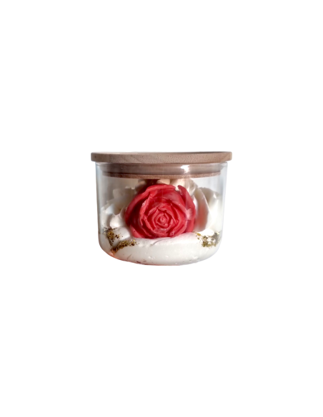 Bougie édition saint valentin - Belle bois rose