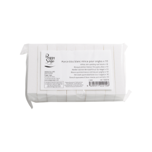 Lot 10 Ponces Bloc Blancs Minces Pour Ongles