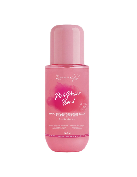 Spray réparateur sans rinçage Pink Power Bond