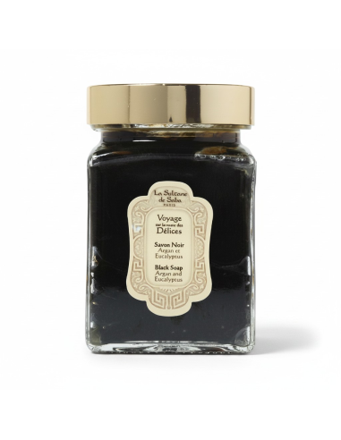 Véritable Savon Noir à l'Eucalyptus & Argan
