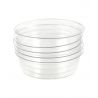 5 godets plastiques jetables