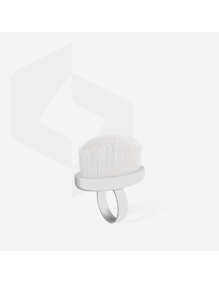 Mini Anneau-brosse manucure pour nettoyer les ongles de la poussière