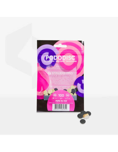 Embouts interchangeables à base souple pour disque pédicure PODODISC STALEKS PRO XS (50 pcs)