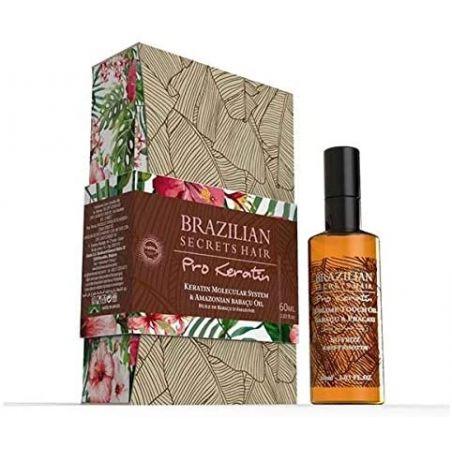 Brazilian Secrets Hair - Lissage Brésilien : Huile de Babaçu et Pracaxi Pro Keratin Sublime Touch Oil - BSHPKA