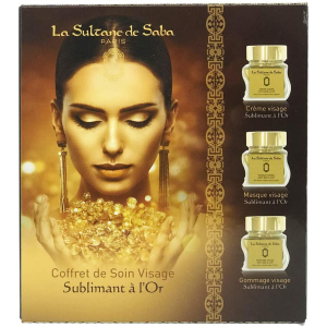Coffret de soin visage à l'or