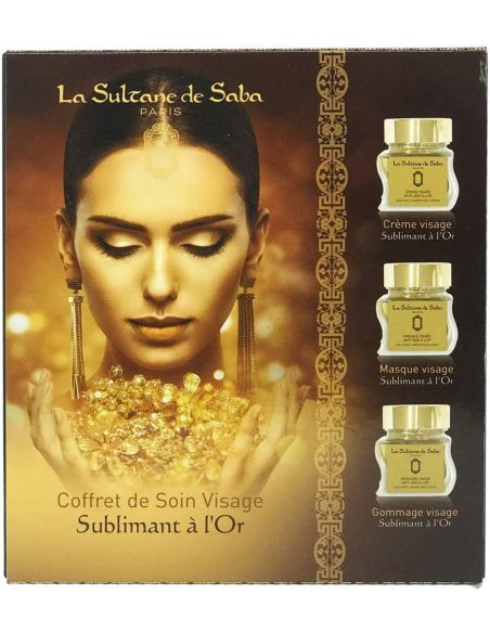 Coffret de soin visage à l'or