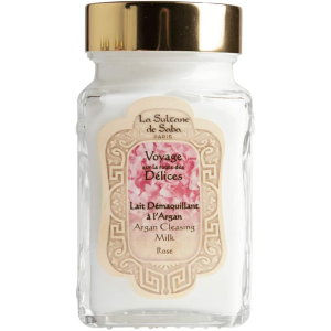 Lait démaquillant à l'argan Rose - Voyage Sur la route des Délices