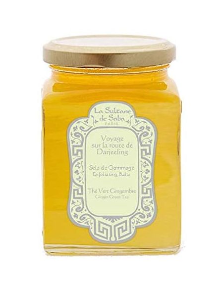 Sel de Gommage Thé Vert, Gingembre - Voyage sur la route de Darjeeling