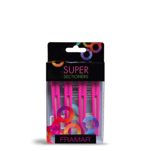 Lot de 4 pinces de separation roses