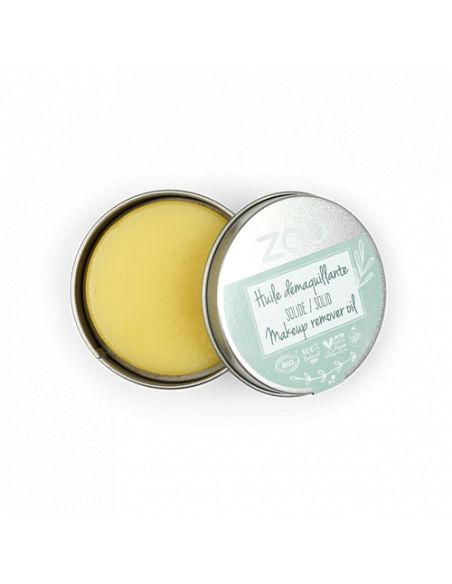 Huile démaquillante solide avec boitier 