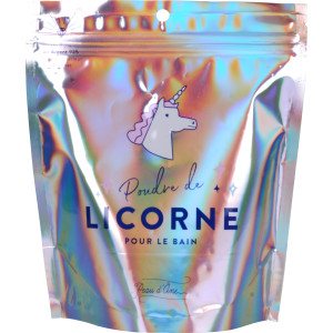 Sachet poudre de bain - Licorne + Bijou