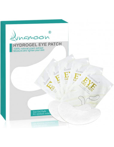 Lot de 100 paires de patchs pour extensions et rehaussements de cils