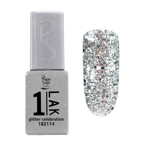 1-LAK vernis semi-permanent pailleté