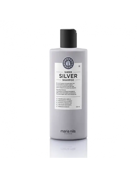 Shampooing sheer silver