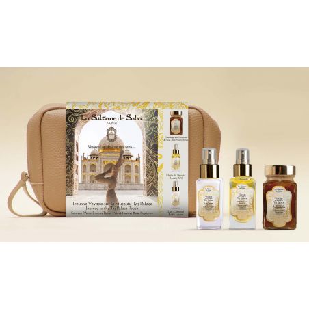 Trousse Musc, Encens, Rose - Voyage sur la route du Taj Palace