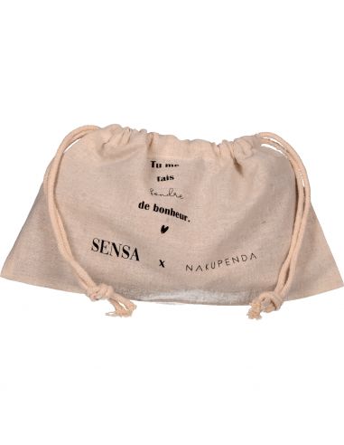 Pochon en coton grand format